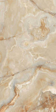 фото Керамогранит ONYX&MORE GOLDEN ONYX GLO 6mm R (765986) 160x320  бежевый цвет, классический, современный стиль от Casa Dolce Casa  (Италия)