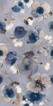 фото Керамогранит Decoro Floral Rett (R9QD) 60x120  разноцветная цвет, ар деко, модерн, романтизм, современный стиль от Ragno (Италия)