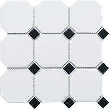 Мозаика Octagon big White/Black Matt (GTPL61466)