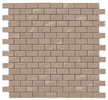 фото Мозаика керамогранит Marvel Stone Desert Beige Mosaico Burattato (AS4M) 29.8x29.8  бежевый цвет, классический, романтизм, современный, черно-белый стиль от Atlas Concorde (Италия)