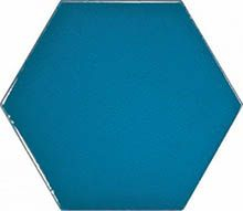 Настенная плитка SCALE Hexagon Electric Blue (23836) 