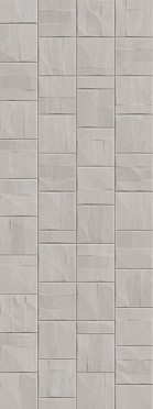фото Настенная плитка Butan Acero Block (P35801091) 45x120  серый цвет, современный стиль от Porcelanosa (Испания)