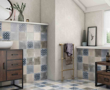 Плитка LUISA от Alborz Ceramic CO (Иран) в интерьере, стиль: лофт, пэчворк, современный