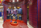 Плитка Convex Mix в дизайне официальных магазинов Barca Store