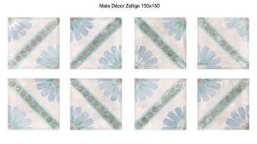 фото Настенная плитка Mate Decor Zellige 15x15  разноцветная цвет, милано, прованс, ретро, романтизм, рустика, средиземноморский стиль от Eletto Ceramica (Россия)