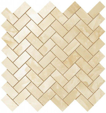 фото Мозаика S.O. Honey Amber Herringbone Mosaic 30.5x30.5  бежевый цвет, античный, классический, современный стиль от Atlas Concorde (Россия)