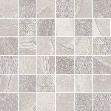 фото Мозаика TORINO ICE MOSAIC  30x30  серый цвет, классический, современный стиль от Керлайф (Россия)