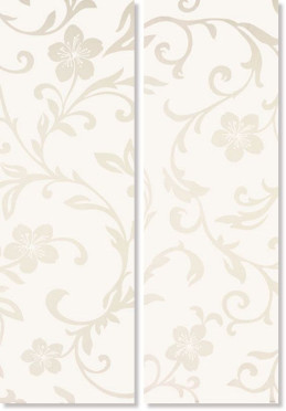 фото Декор DUETTO ARGENTO MATE S/2 35x100  серебряный/серебристый цвет, от Love Tiles (Португалия)