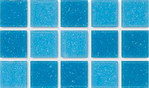 фото Мозаика Dark Sky (а32+а31)  Темно-голубой 32.7x32.7  голубой цвет, от Super Glass Mosaic (Китай)