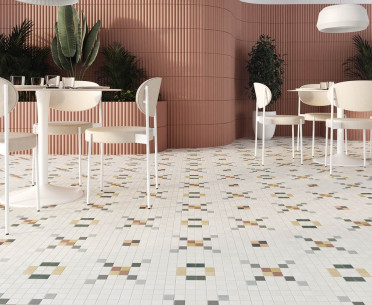 Плитка TESSERAE от WOW (Испания) в интерьере, стиль: ар деко, пэчворк, современный
