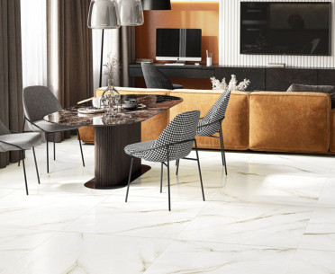 Плитка BIANCO CHIARA от Alma Ceramica (Россия) в интерьере, стиль: классический