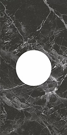 Декор Коррер наборный чёрный глянцевый (ID160)