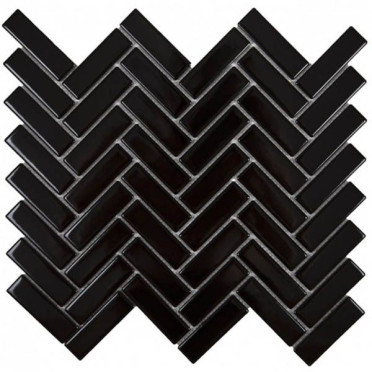 фото Мозаика KUG-2G 31.6x27.7x6  черный цвет, ар деко, классический, романтизм, современный, средиземноморский, черно-белый стиль от Imagine Lab (Китай)