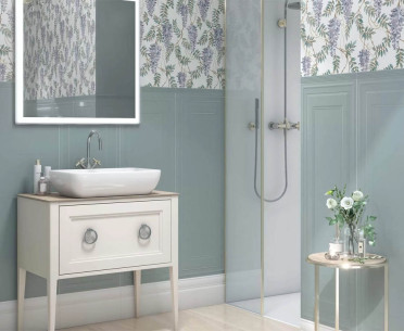 Плитка МОНФОРТЕ от Kerama Marazzi (Россия) в интерьере, стиль: классический, романтизм, современный