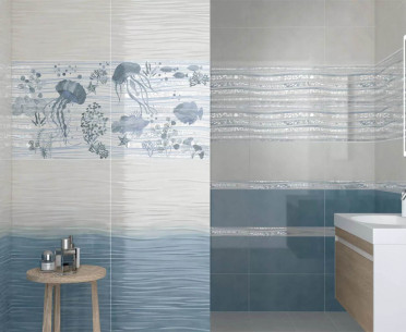 Плитка МАРИТИМОС от Kerama Marazzi (Россия) в интерьере, стиль: морской, современный