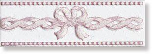 фото Бордюр Fiocco Rosa Alto List. 6.5x20  розовый цвет, от Ceramiche Brennero (Италия)