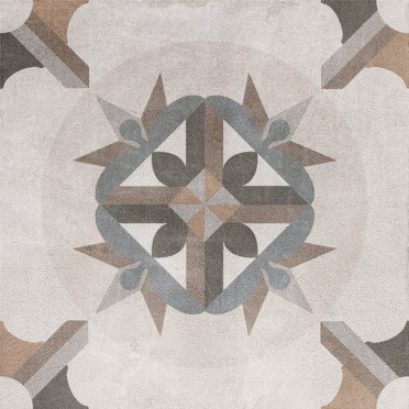 фото Керамогранит Patchwork Classic 01 20x20  разноцветная цвет, ар деко, милано, прованс, пэчворк, ретро, современный, черно-белый стиль от Sant Agostino (Италия)