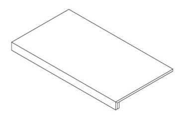 фото Фронтальная ступень Boost Balance Pearl Scalino Matte (AJ1X) 33x120  серый цвет, лофт, современный, черно-белый стиль от Atlas Concorde (Италия)