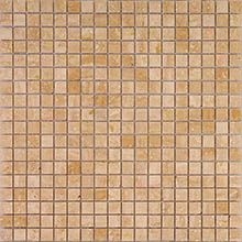 Мозаика TRAVERTINE NOCE 15x15x8 tumbled мрамор