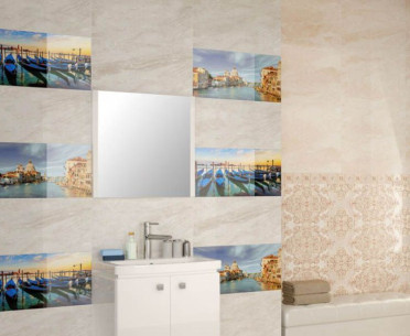 Плитка UNIVERSAL GLASS от Cersanit (Россия) в интерьере, стиль: современный