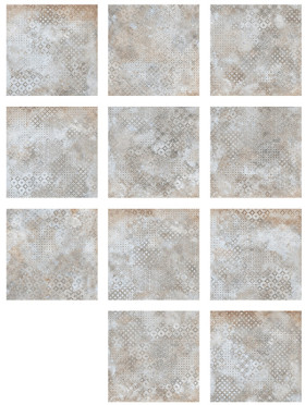 фото Керамогранит SILK Atrium Grey Matt 60x60  серый цвет, классический, лофт, современный, черно-белый стиль от Staro (Индия)