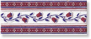 фото Бордюр Navy Bordeaux Alto 8x20  бордовый цвет, от Ceramiche Brennero (Италия)