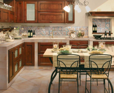 Плитка SOLE от Il Cavallino (Италия) в интерьере, стиль: прованс, средиземноморский