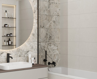 Плитка ШВАРЦ от Lasselsberger Ceramics (Россия) в интерьере, стиль: классический, современный