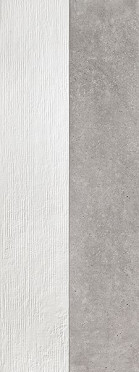 фото Настенная плитка Twin Bottega Acero 45x120  двухцветный цвет, лофт, современный стиль от Porcelanosa (Испания)