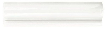 фото Бордюр Biselado Brillo London Blanco 5x20  белый цвет, современный стиль от APE Ceramica (Испания)