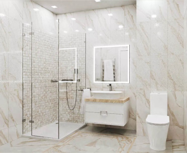 Плитка КАРЕЛЛИ от Kerama Marazzi (Россия) в интерьере, стиль: классический, милано