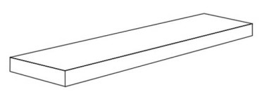 фото Угловая ступень SENSI ROMA ANGS.IVORY ANT R (PF60012735) 32x120x4.5  бежевый цвет, кантри, классический, модерн, средиземноморский стиль от ABK Ceramiche (Италия)