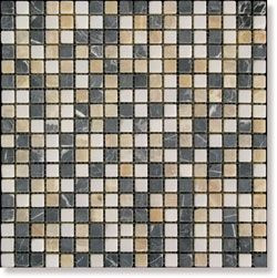фото Мозаика мрамор MIX 7MT-01-15T (15x15) 30.5x30.5  разноцветная цвет, классический, современный стиль от Natural Mosaic (Китай)