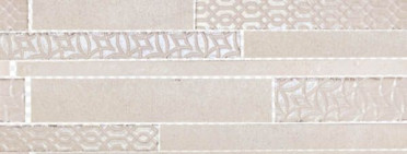 фото Мозаика Mos.RAKU BRICK CORD 100996 25.9x60.2  бежевый цвет, ар деко, романтизм, современный, черно-белый стиль от Naxos Ceramica (Италия)