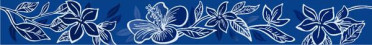 фото Бордюр ELISSA FIORE BLU 50.5x6.2  синий цвет, романтизм, современный стиль от Керлайф (Россия)