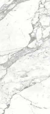 фото Керамогранит Staturio Venatino Polished (6 мм) (MN031AP261206) 120x260  белый цвет, классический, современный стиль от Moreroom (Китай)