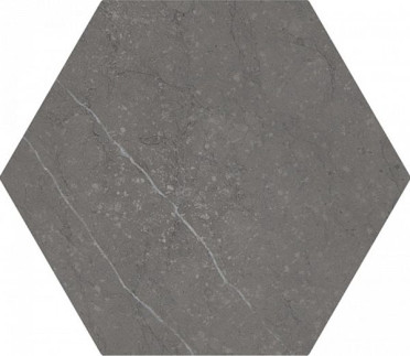 фото Керамогранит LOVE AFFAIRS PETRA HEXAGON CHARCOAL (116991) 20x23  черный цвет, современный, средиземноморский, черно-белый стиль от WOW (Испания)