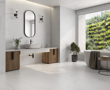 Плитка LAB BIANCO MARE от Prissmacer (Испания) в интерьере, стиль: классический, современный