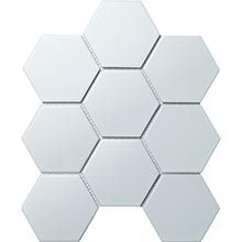 Мозаика Hexagon big White Matt (SBH1005)