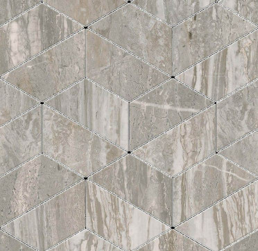 фото Мозаика SENSI MOS. ENIGMA ARAB.SILV. 30x34  серый цвет, античный, классический стиль от ABK Ceramiche (Италия)