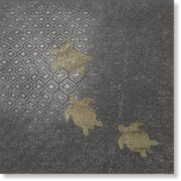 фото Декор ID16 Окинава черный лаппатированый 60x60  черный цвет, от Kerama Marazzi (Россия)