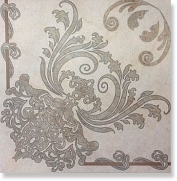 фото Декор угловой Sand Stone Beige Corner K084720 45x45  бежевый цвет, английский, классический стиль от Vitra (Россия)