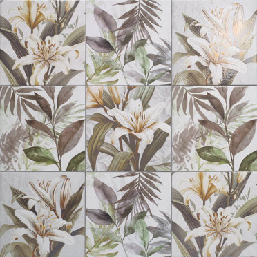 фото Декор SECRETS WHITE 20x20  разноцветная цвет, кэжуал, романтизм, современный, средиземноморский стиль от Mainzu (Испания)