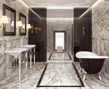 Плитка SUPERNOVA MARBLE WALL от Atlas Concorde (Россия) в интерьере, 
