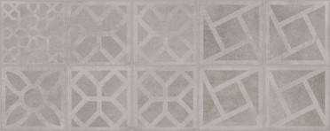 фото Настенная плитка Corwen Gris 20x50  серый цвет, ар деко, лофт, модерн, пэчворк, современный стиль от Vives Ceramica (Испания)