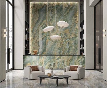 Плитка ONICE IRIDE от AVA Ceramica (Италия) в интерьере, стиль: классический, современный