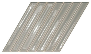 фото Настенная плитка SPIKE BARS B MINERAL GREY (135022) 15x25.9  серый цвет, ар деко, модерн, современный стиль от WOW (Испания)