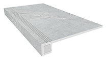 Комплект KAILAS (Ступень KA01 (33x120)непол.(прям.бортик)с насечками+Подступенок(14.5x120)