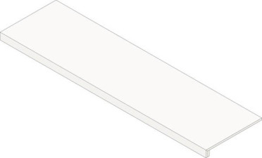 фото Фронтальная ступень Forte Dei Marmi Elegant B. Scal. Front.(620070002419) 33x80  черный цвет, классический, современный, черно-белый стиль от Atlas Concorde (Россия)