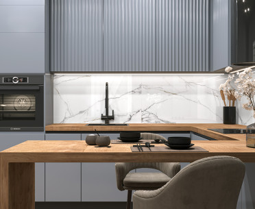 Плитка CALACATTA REGAL от New Trend (Россия) в интерьере, стиль: классический